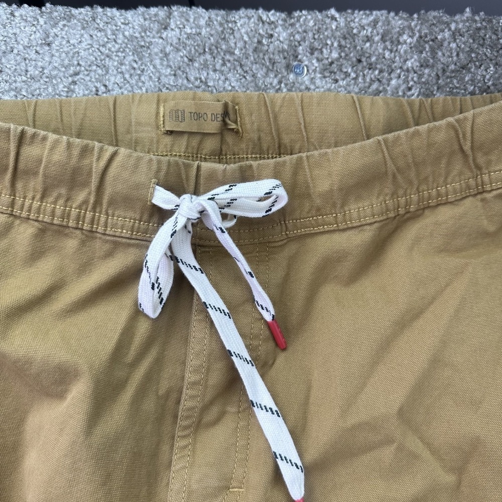 Topo Designs Men's XL Dirt Pants Classic Khaki Organic Cotton NEW - Picture 3 of 8